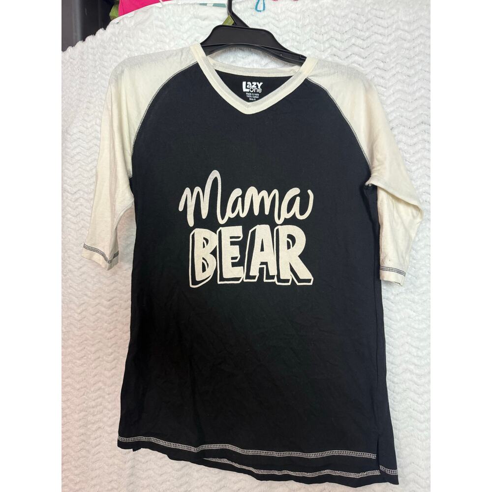 Mama Bear T-shirt, baseball tee style shirt, Size S